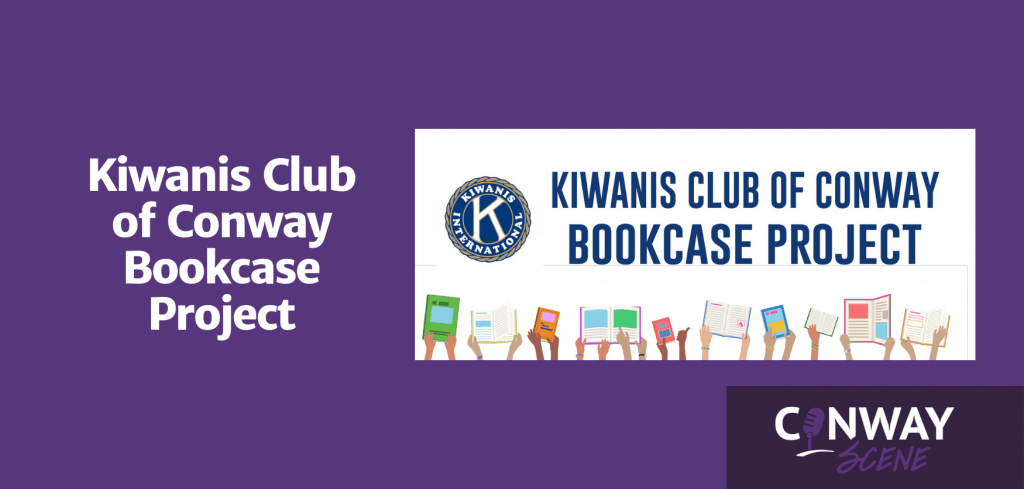 Kiwanis of Conway Arkansas Bookcase Project