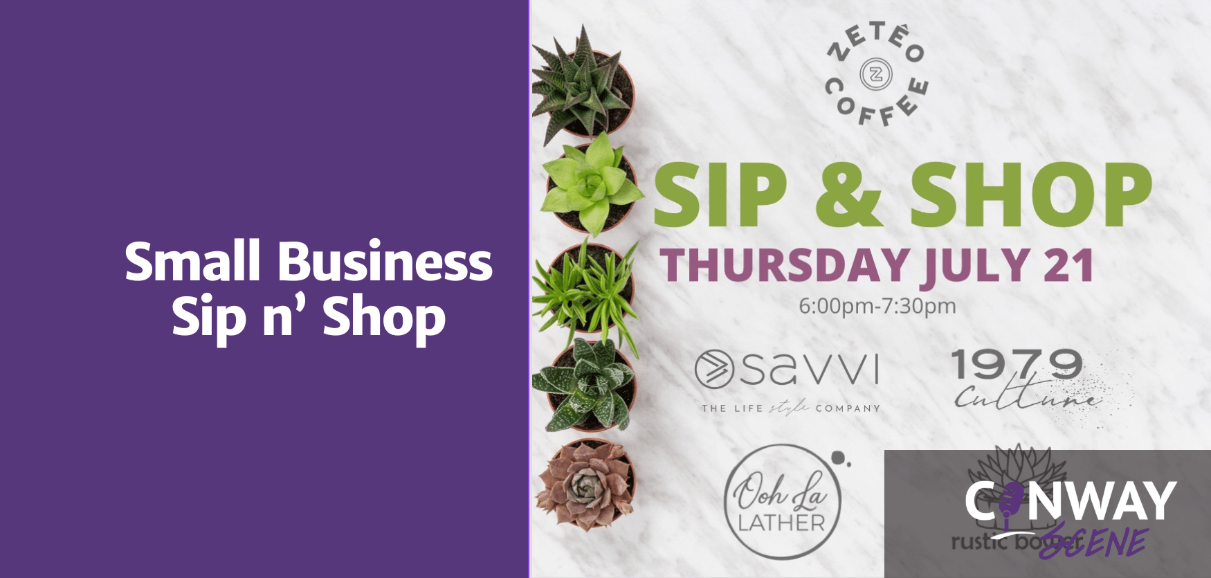Small Business Sip n’ Shop