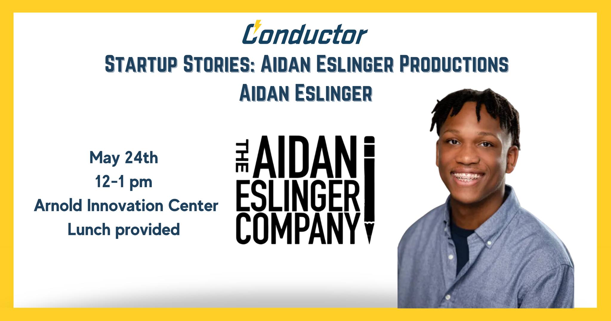 Startup Stories: Aidan Eslinger Productions