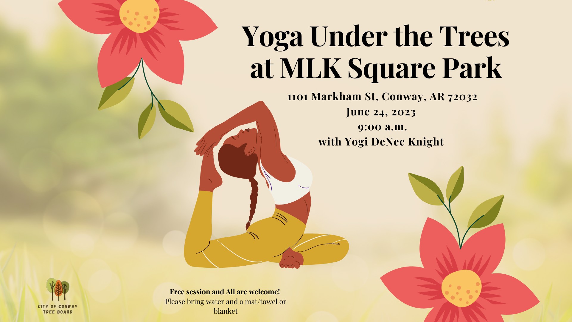 Yoga Under the Trees at MLK Square Park
