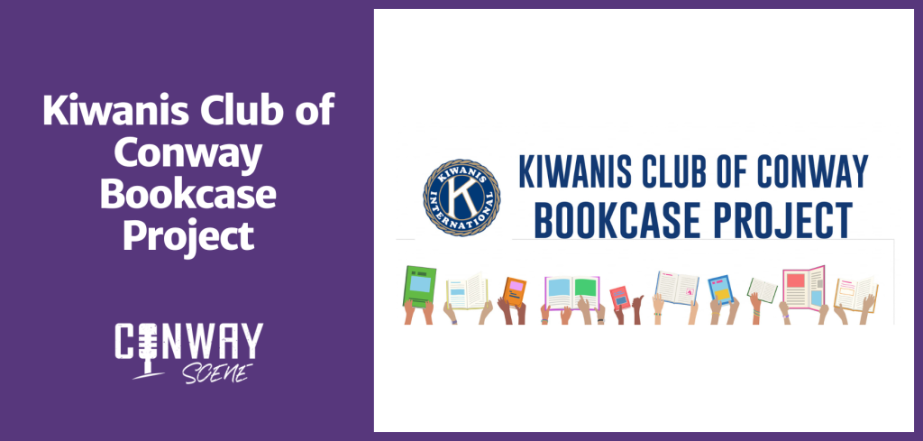 Kiwanis of Conway Arkansas Bookcase Project